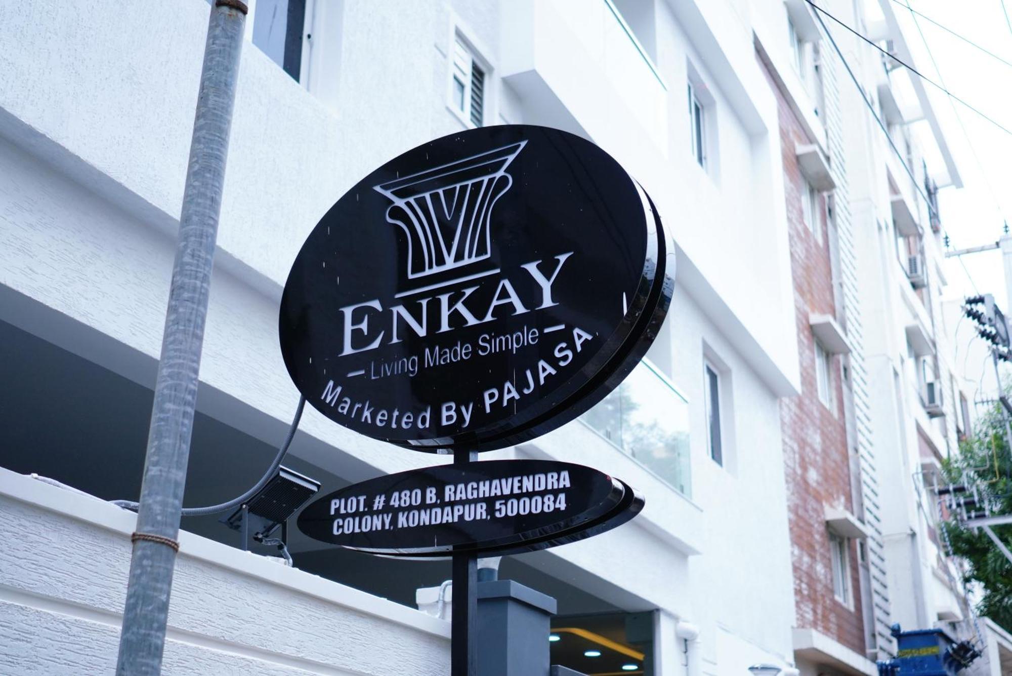 Enkay Service Apartments Kondapur  Eksteriør billede
